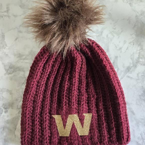 Redskins Pom Pom Beanie - Picture 3 of 5